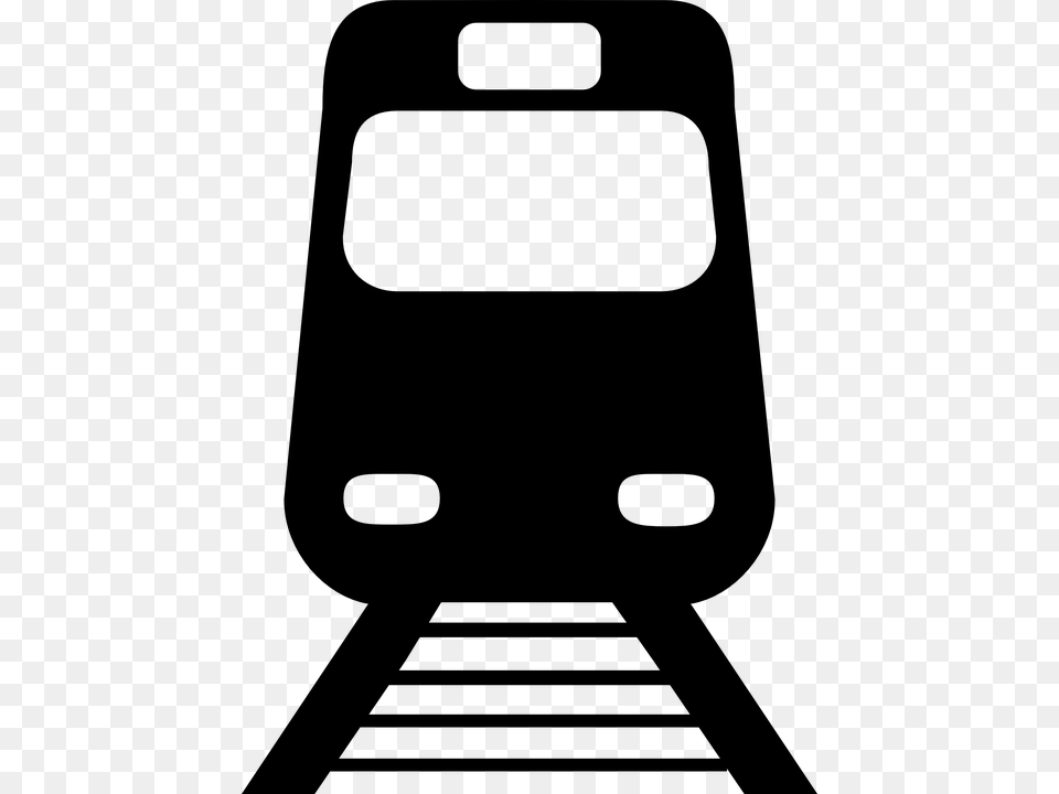 Railroad Clipart Vector, Gray Free Transparent Png
