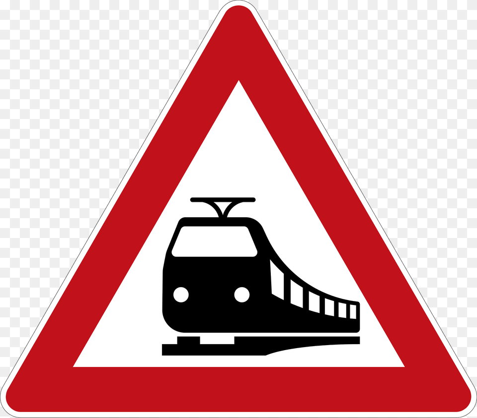 Railroad Crossing Clipart, Sign, Symbol, Road Sign Free Png