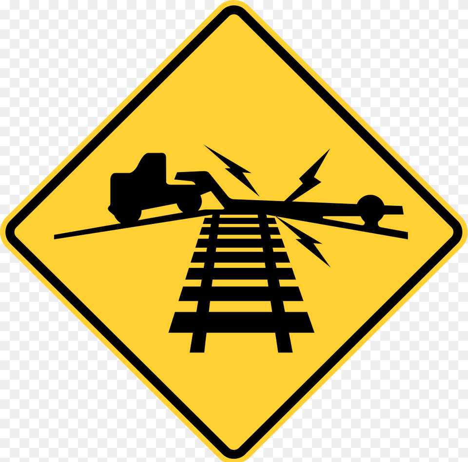 Railroad Crossing Sign, Symbol, Road Sign Free Transparent Png