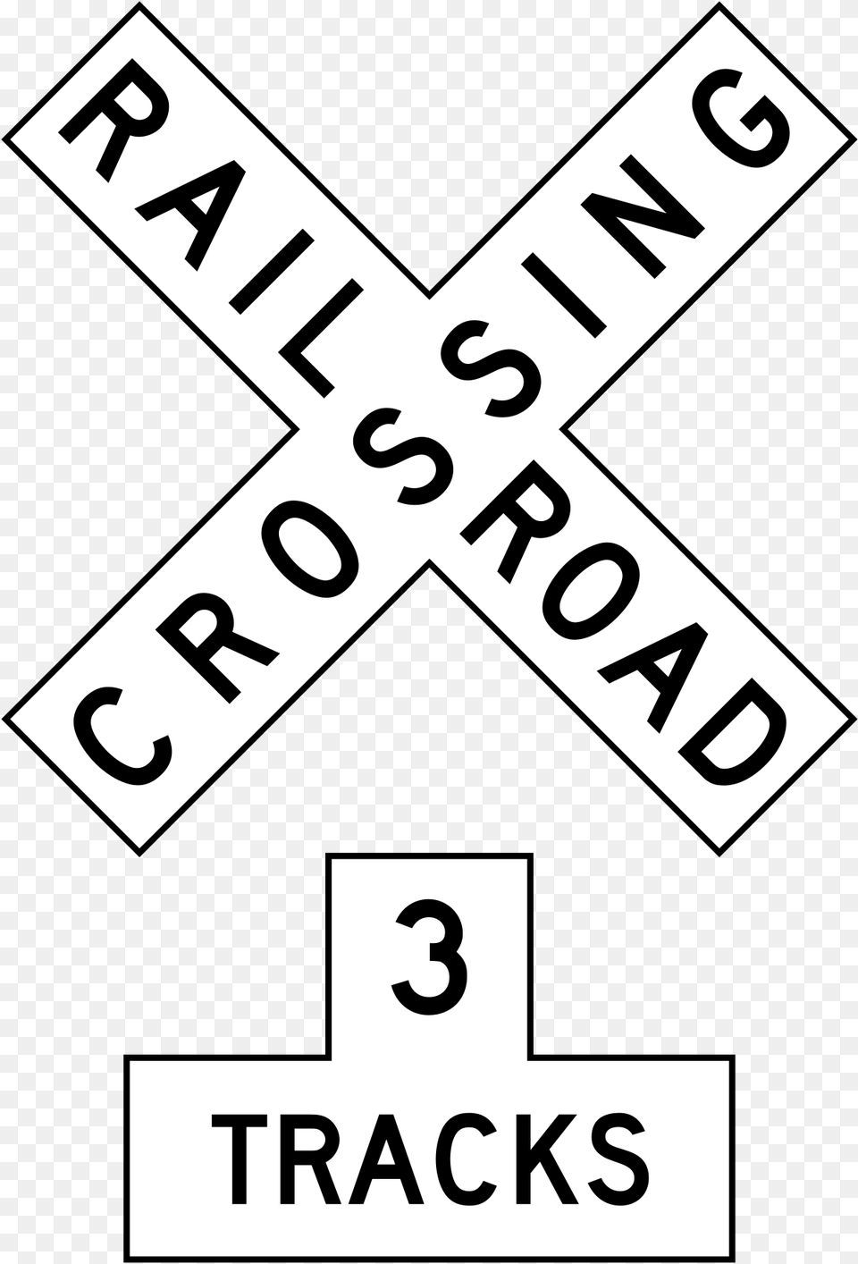 Railroad Crossing Sign, Symbol, Scoreboard Free Png Download