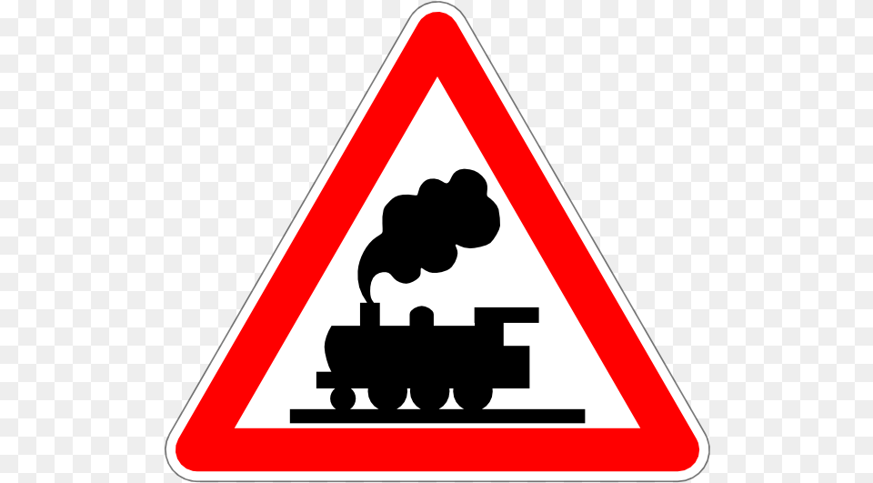 Railroad Crossing Sign Clipart, Symbol, Road Sign, Dynamite, Weapon Free Png