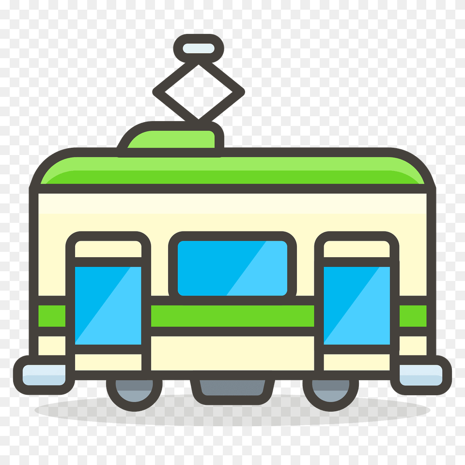 Railway Car Emoji Clipart, Transportation, Van, Vehicle Png