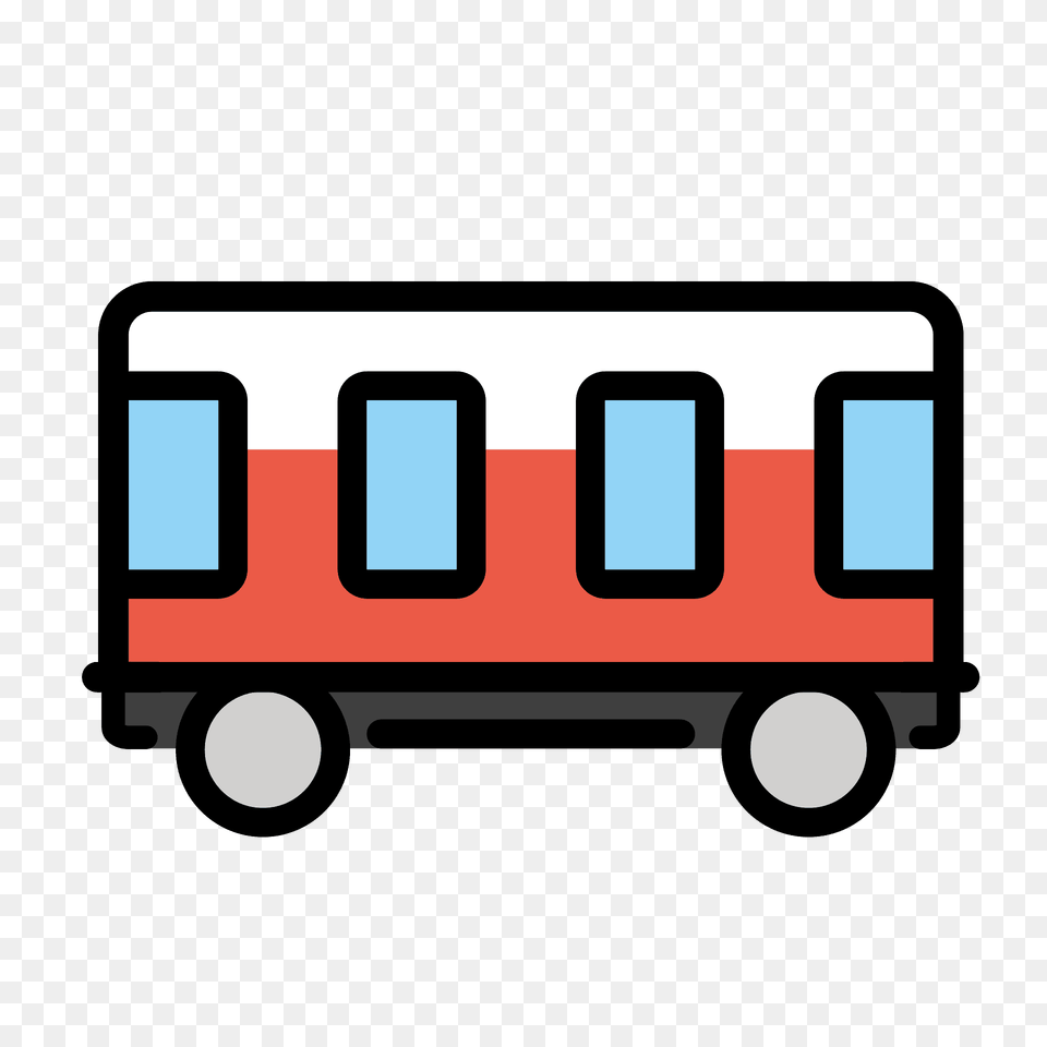 Railway Car Emoji Clipart, Transportation, Van, Vehicle, Passenger Car Free Png