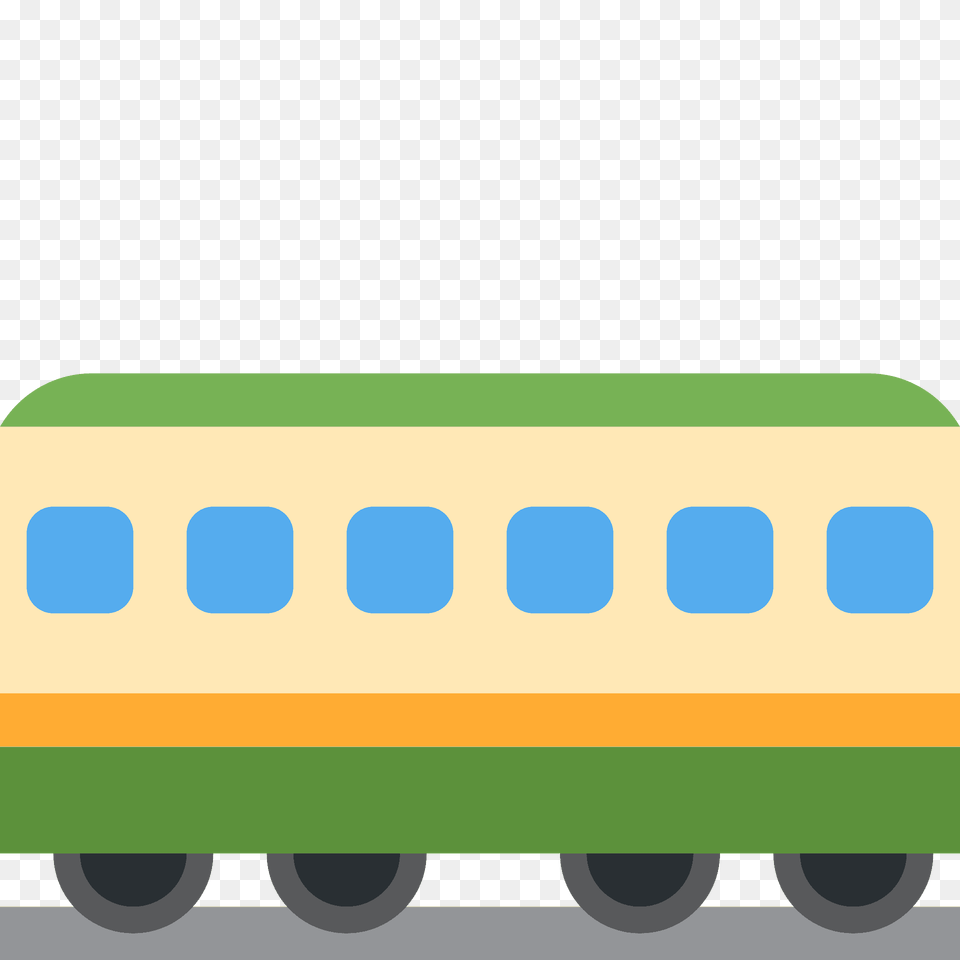 Railway Car Emoji Clipart, Transportation, Vehicle, Machine, Wheel Png Image