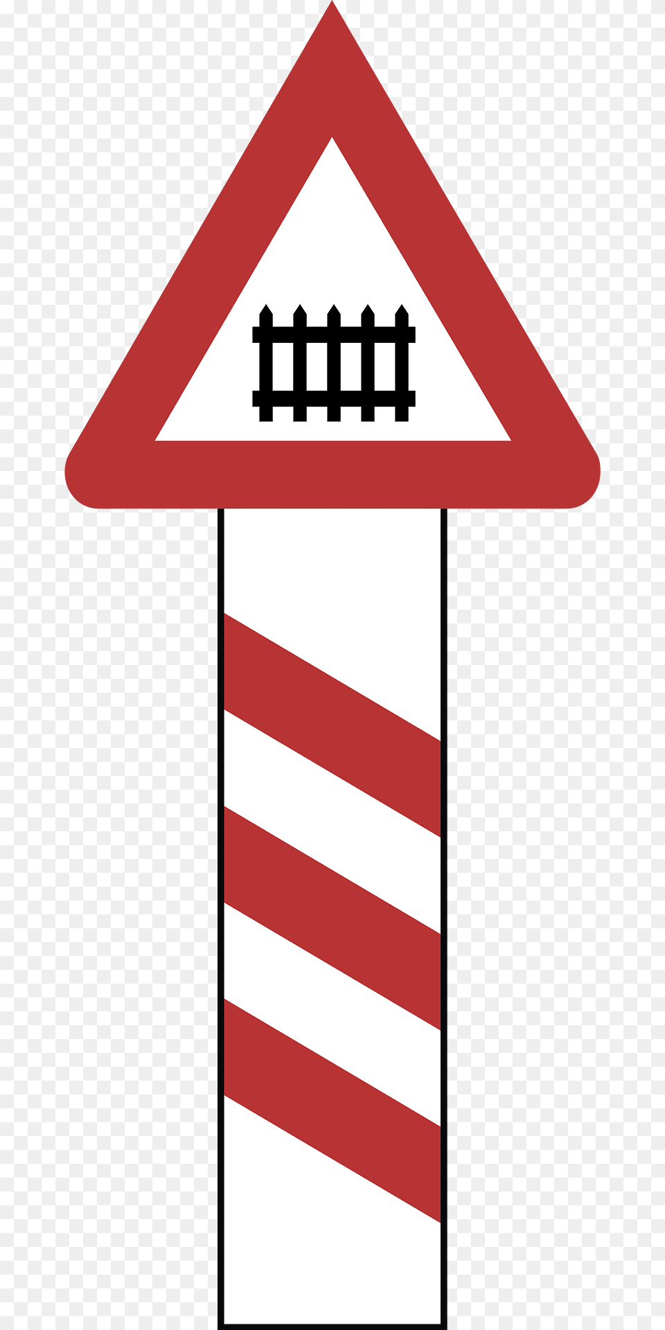 Railway Crossing Clipart, Sign, Symbol, Mailbox, Road Sign Png Image