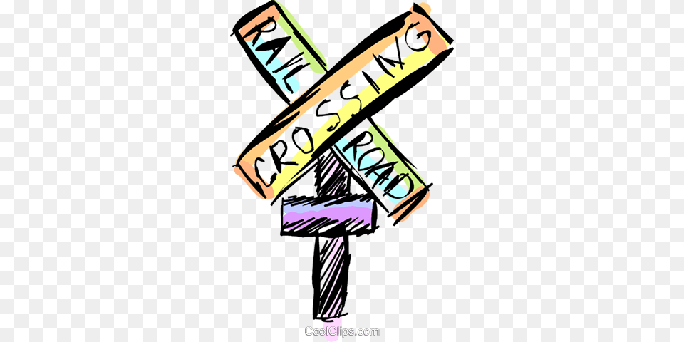 Railway Crossing Sign Royalty Free Vector Clip Art Illustration, Dynamite, Weapon Png Image