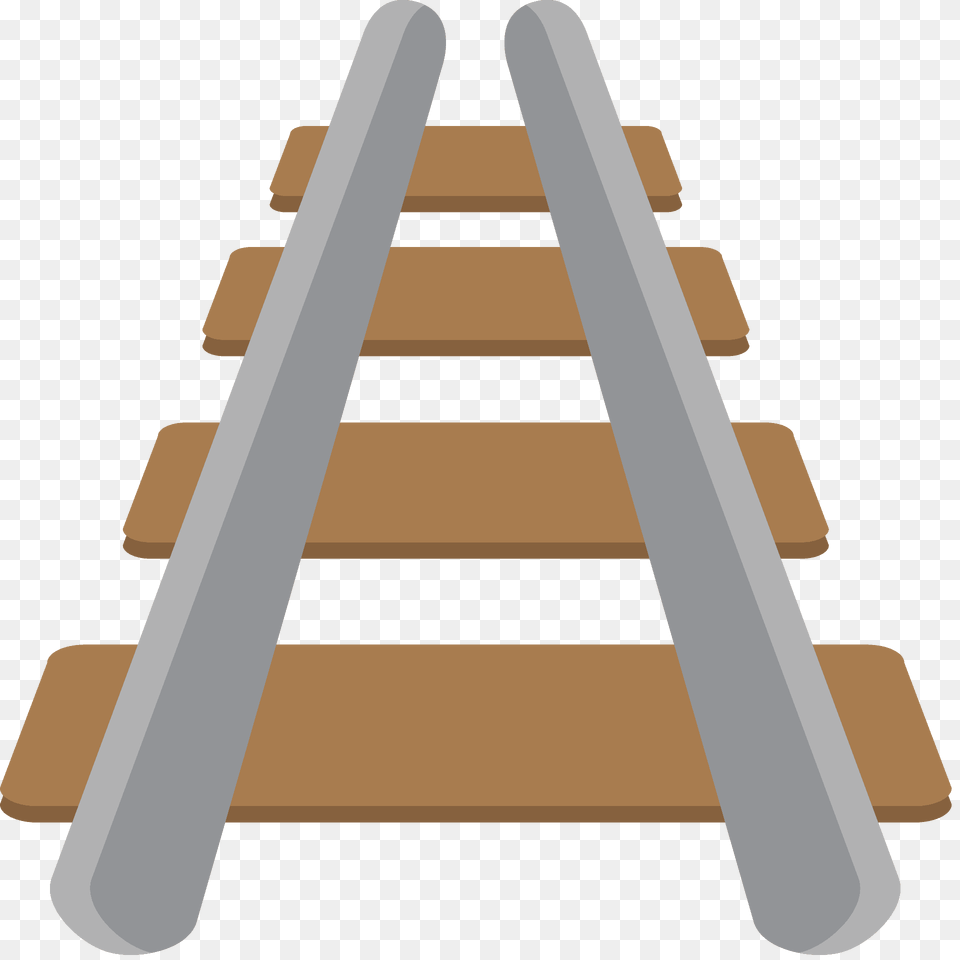 Railway Track Emoji Clipart, Transportation Free Png Download