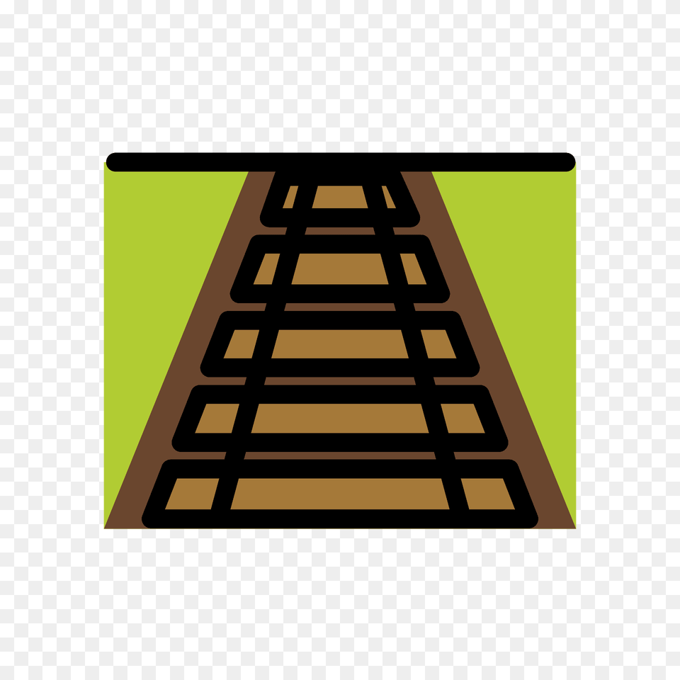 Railway Track Emoji Clipart, Home Decor, Architecture, Building, House Png Image