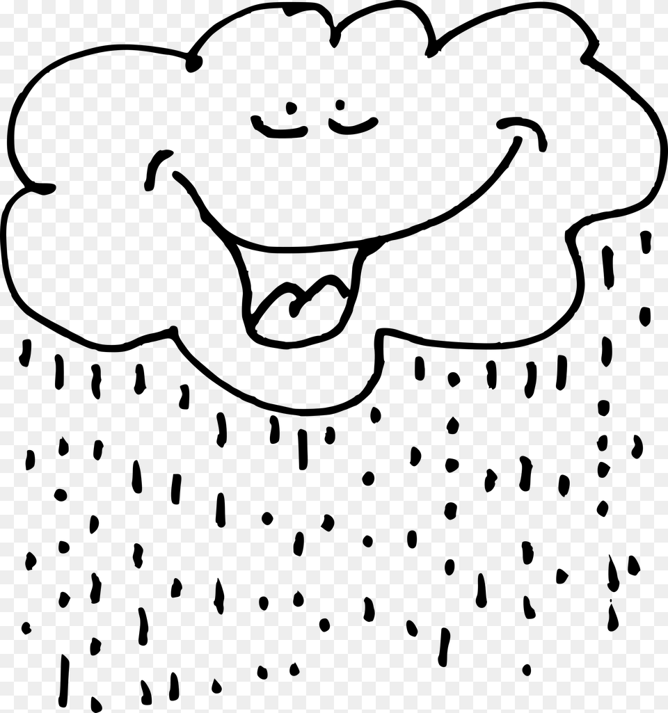 Rain Clip Art, Gray Free Png Download