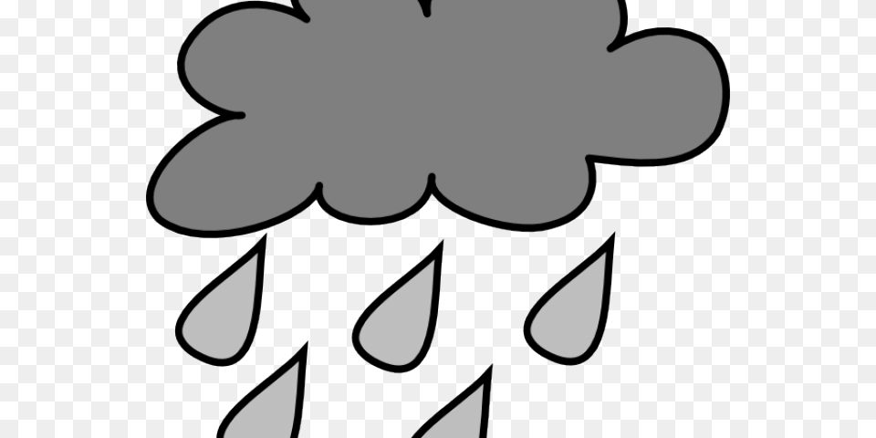 Rain Clipart Rain Cloud Cartoon Cloud With Rain, Cutlery, Electronics, Hardware, Fork Free Png