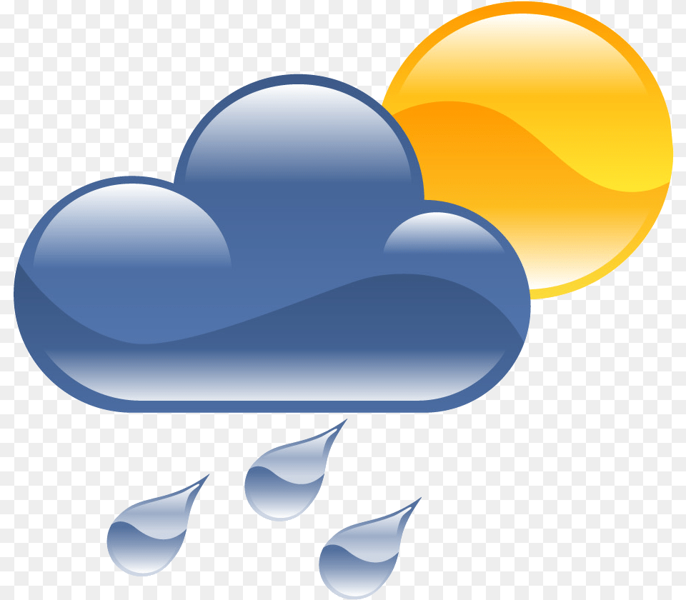 Rain Clipart Sun, Balloon, Sphere, Outdoors Png Image