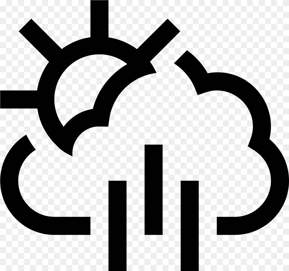 Rain Cloud Icon Download, Gray Png