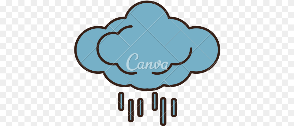 Rain Cloud Icon Simple Style Royalty Canva, Body Part, Hand, Person, Clothing Free Transparent Png