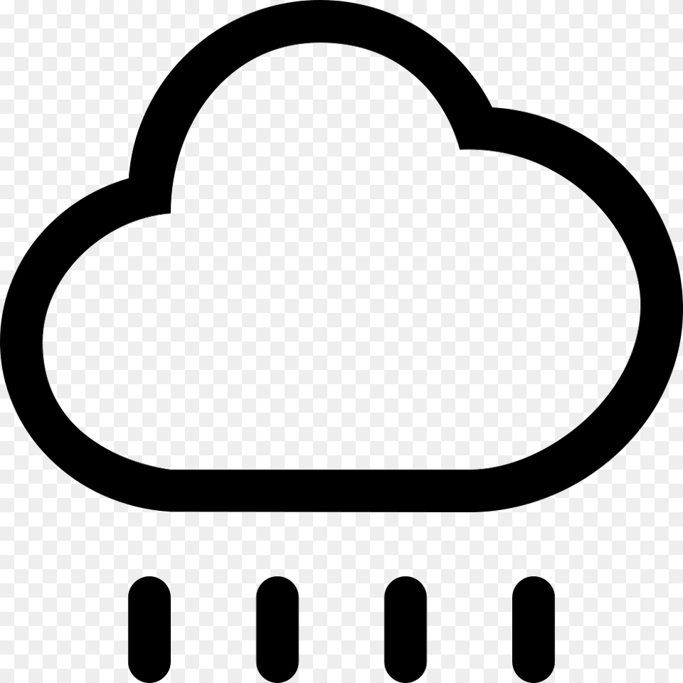 Rain Cloud Weather Symbol Clipart Download Rain Weather Symbols, Clothing, Hat, Stencil Png