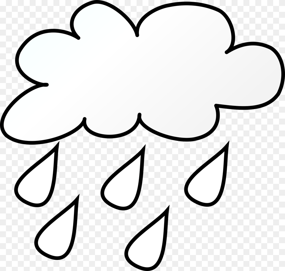 Rain Cloud Wet Season Climate Weather Clip Art, Stencil, Cutlery, Animal, Fish Free Transparent Png