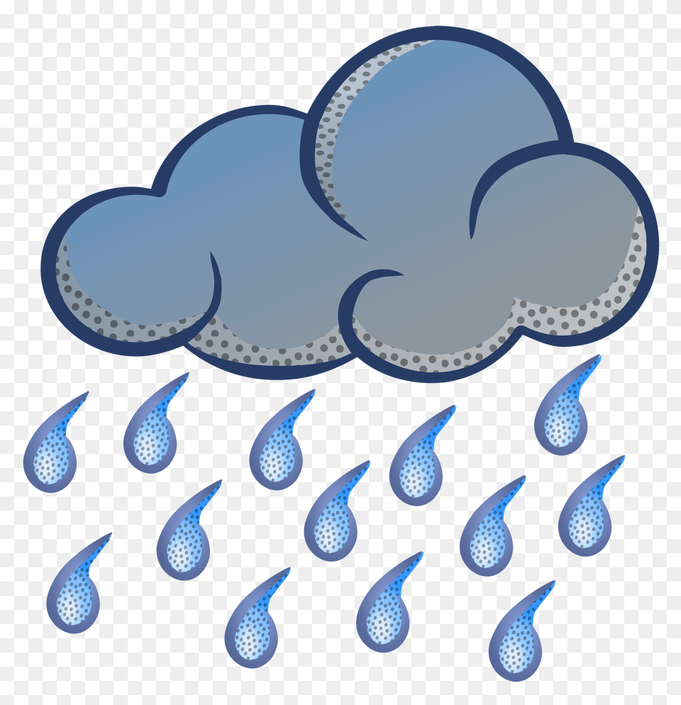 Rain Clouds Weather Vector Graphic On Pixabay Rainy Clipart, Pattern, Animal, Fish, Sea Life Png