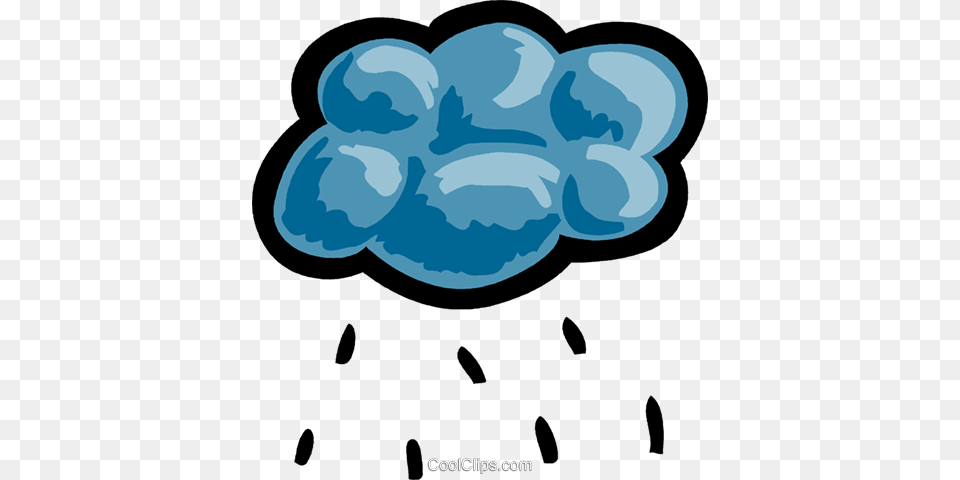 Rain Clouds With Rain Royalty Vector Clip Art Illustration, Outdoors, Nature, Ammunition, Weapon Free Png Download