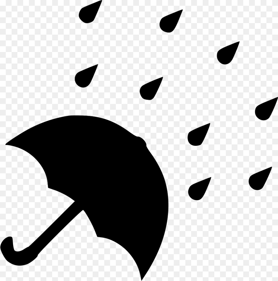 Rain Drop Umbrella Rain Umbrella Icon, Stencil, Silhouette, Canopy, Logo Free Transparent Png