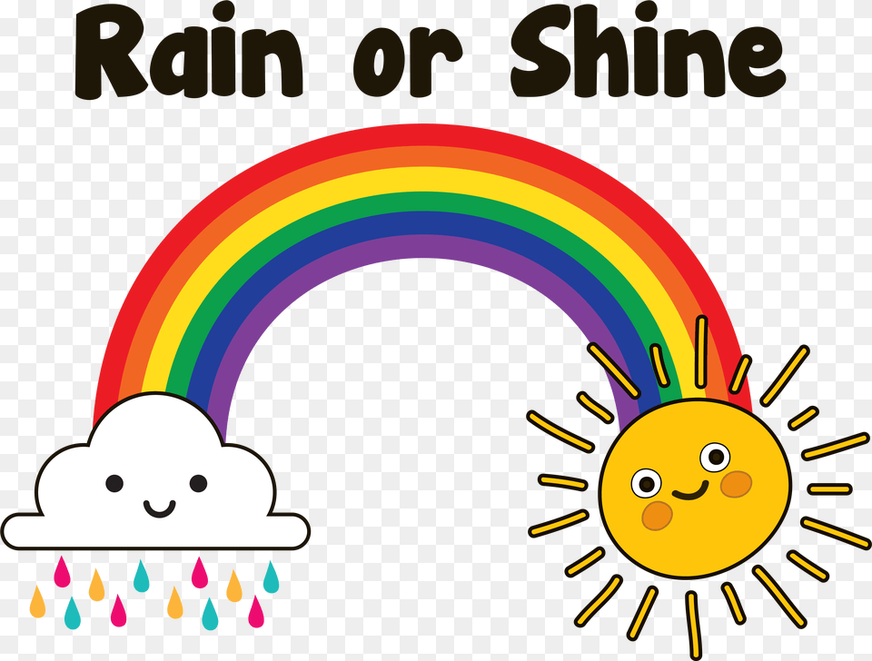 Rain Or Shine Clipart, Nature, Outdoors, Rainbow, Sky Free Transparent Png