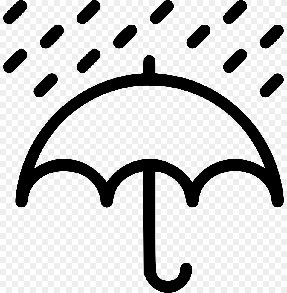 Rain Rainfall Umbrella Svg Rain Umbrella Icon, Canopy, Smoke Pipe Free Png