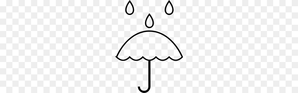 Rain Umbrella Clip Art Gray Free Png