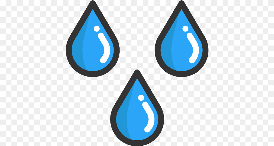 Rain Water Icon 2 Repo Icons Rain Droplet Cartoon Raindrop, Triangle, Lighting Free Png Download
