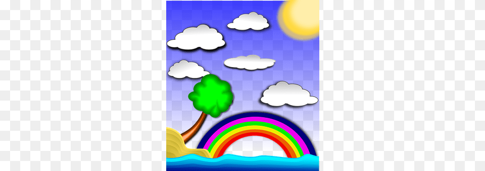 Rainbow Art, Graphics, Nature, Outdoors Png Image