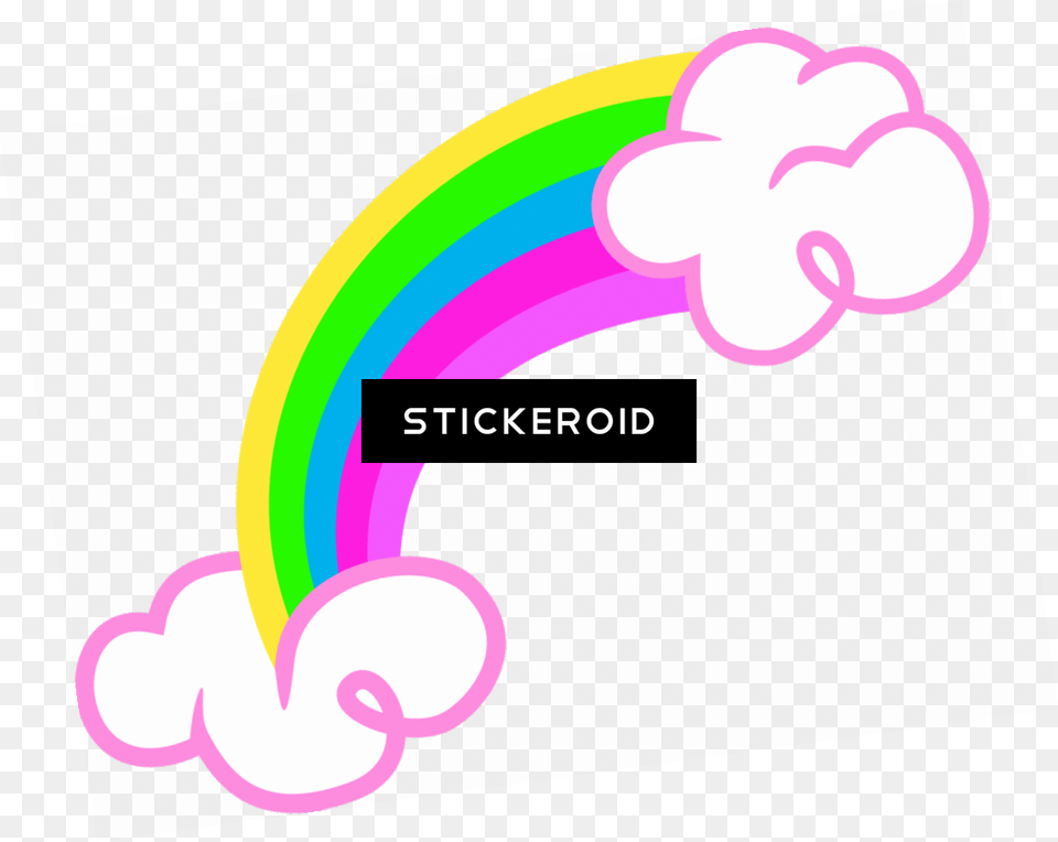 Rainbow, Art, Graphics, Purple, Flower Free Png Download