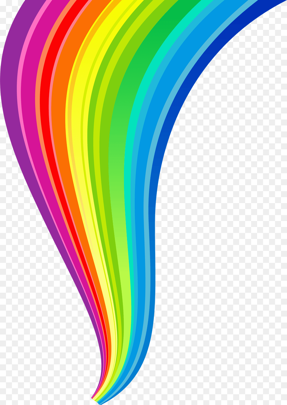 Rainbow, Art, Graphics, Light, Floral Design Free Png Download