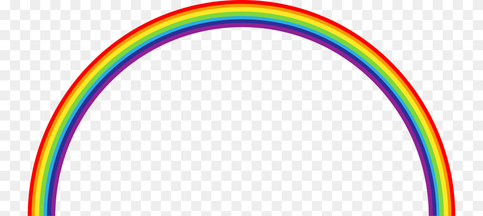 Rainbow, Hoop, Light Png Image