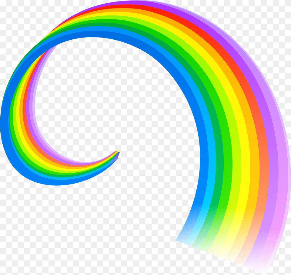 Rainbow, Art, Graphics, Nature, Night Free Transparent Png