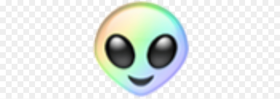 Rainbow Alien Aliens Space Emoji Emojis Aesthetic, Disk Png Image