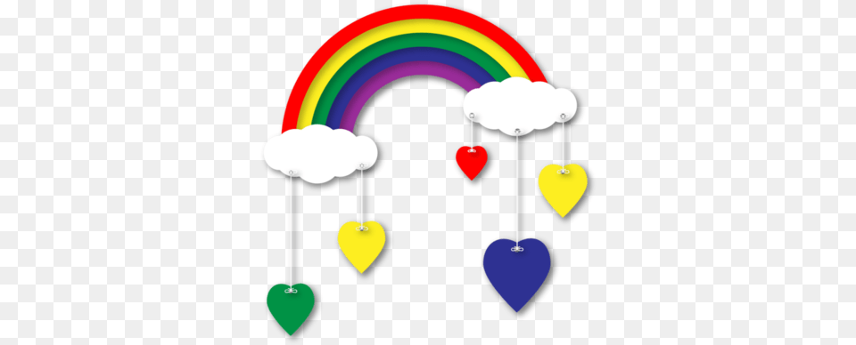 Rainbow And Cloud With Arcoiris Fondo Nubes, Balloon, Art, Graphics, Heart Free Transparent Png