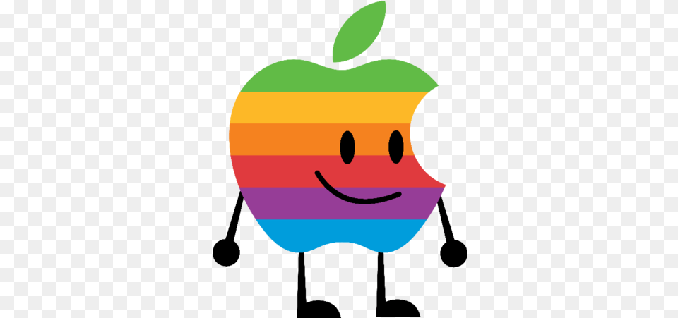 Rainbow Apple Logo Rainbow Apple Cartoon, Disk Free Transparent Png