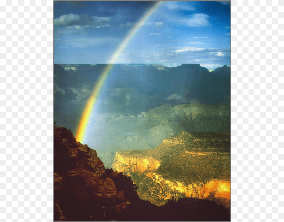 Rainbow At Grand Canyon Grand Canyon Village, Nature, Outdoors, Sky, Scenery Free Transparent Png