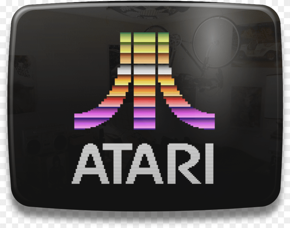 Rainbow Atari Logo T Shirt, Computer Hardware, Electronics, Hardware, Machine Free Png