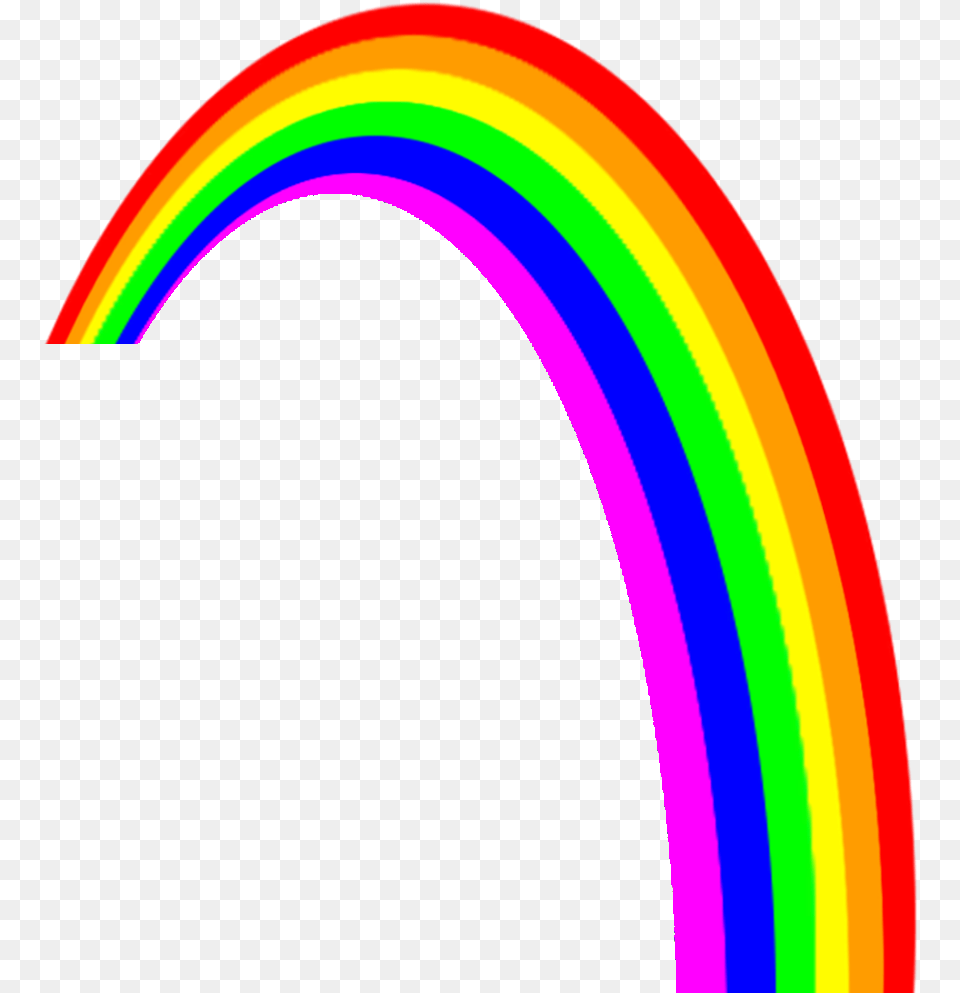 Rainbow Background, Light, Hoop Free Png