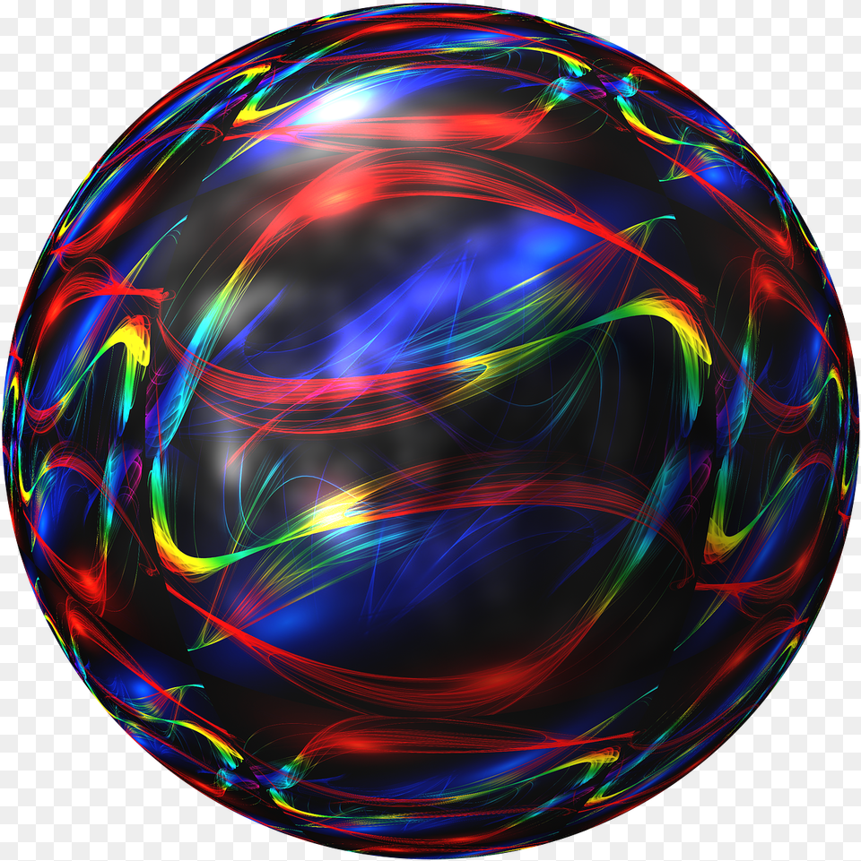 Rainbow Ball, Sphere, Accessories, Pattern, Ornament Png Image
