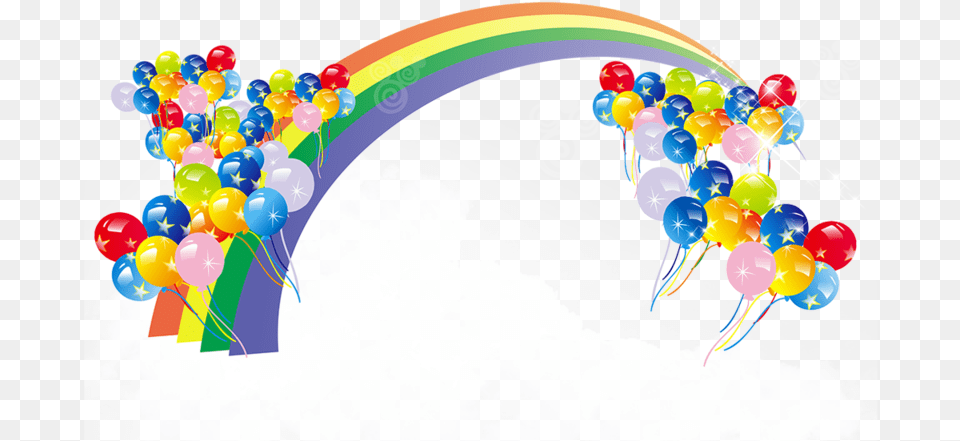 Rainbow Balloons, Balloon, Art, Graphics, People Free Transparent Png