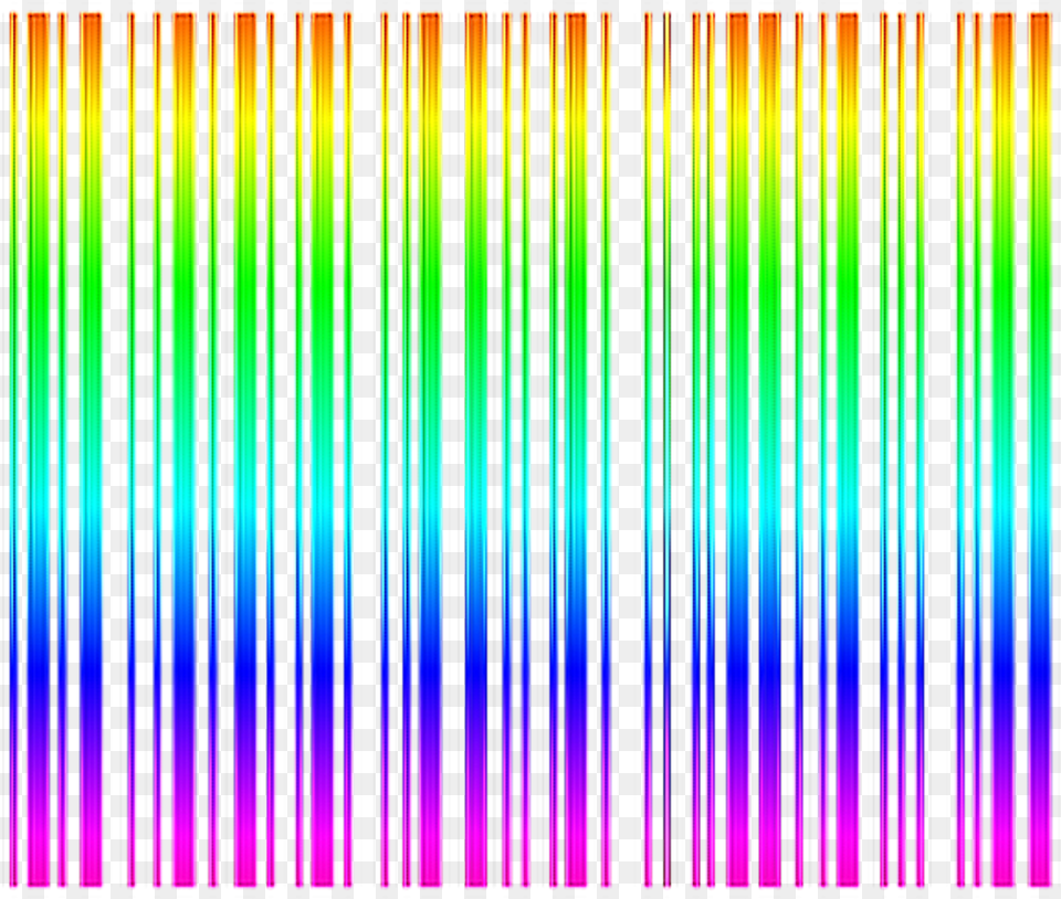 Rainbow Barcode Rainbow Barcode Instagram, Light, Pattern, Art, Blackboard Png Image