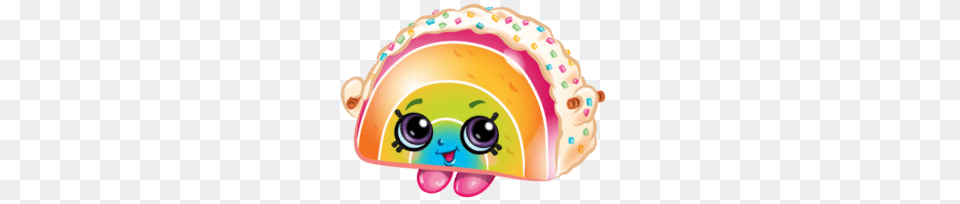 Rainbow Bite Shopkins Clipart Image, Cap, Clothing, Hat, Swimwear Free Png Download