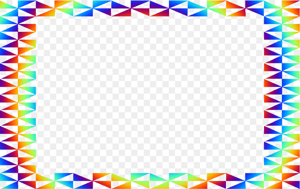 Rainbow Borders And Frames Children, Pattern, Art Free Png