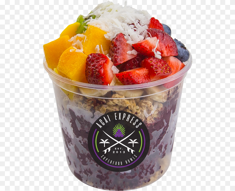 Rainbow Bowl Bowl Express, Food, Cream, Dessert, Frozen Yogurt Free Transparent Png