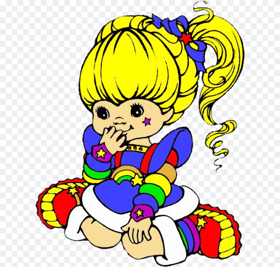 Rainbow Brite Art, Book, Comics, Publication, Baby Free Png Download