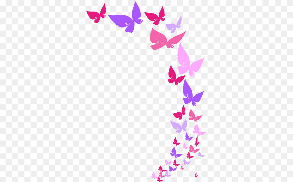 Rainbow Butterfly Clip Art, Flower, Petal, Plant, Leaf Png Image