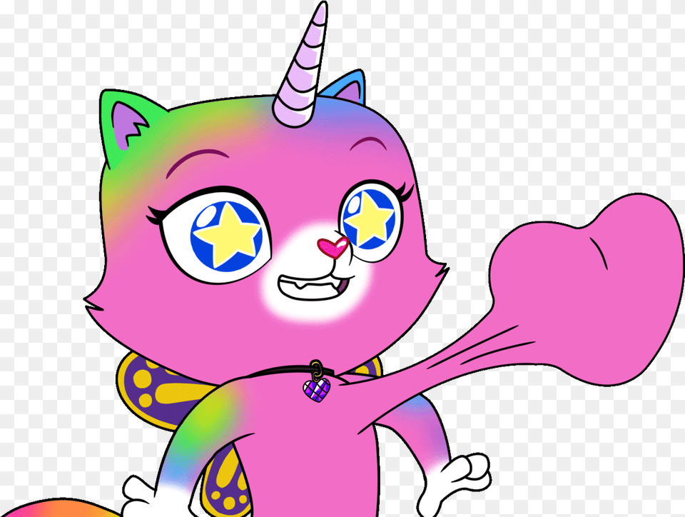 Rainbow Butterfly Unicorn Kitty Felicity Gif, Purple, Baby, Person, Face Free Png Download
