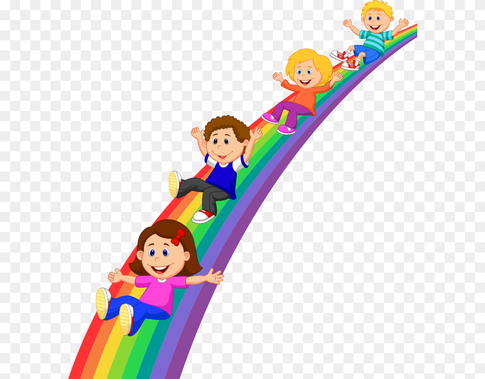 Rainbow Child Cartoon Illustration Kids Cartoon, Baby, Person, Face, Head Free Transparent Png