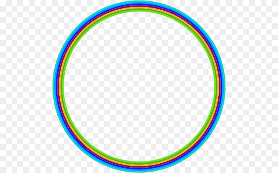 Rainbow Circle Clipart, Hoop, Oval, Disk Free Png Download