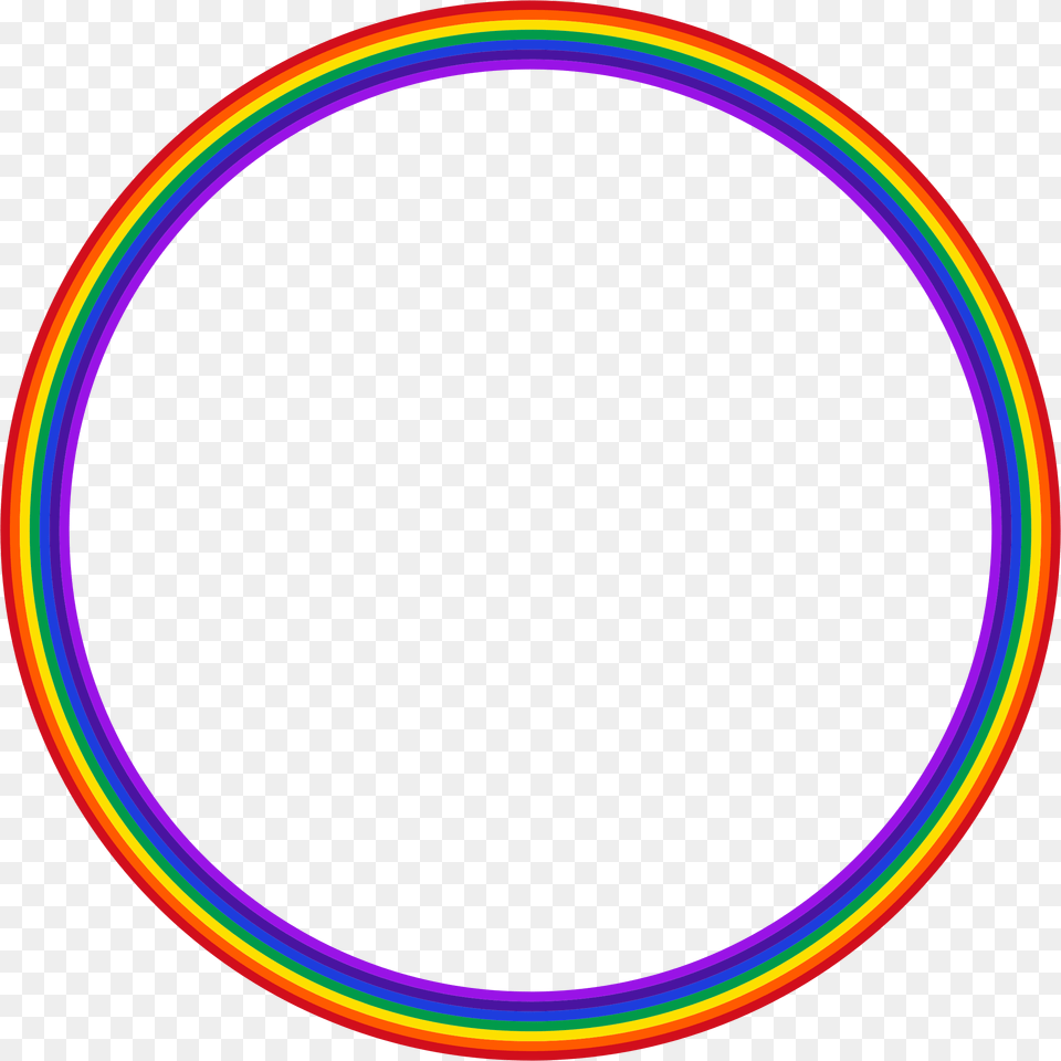 Rainbow Circle Icons, Hoop, Sphere, Disk, Oval Png