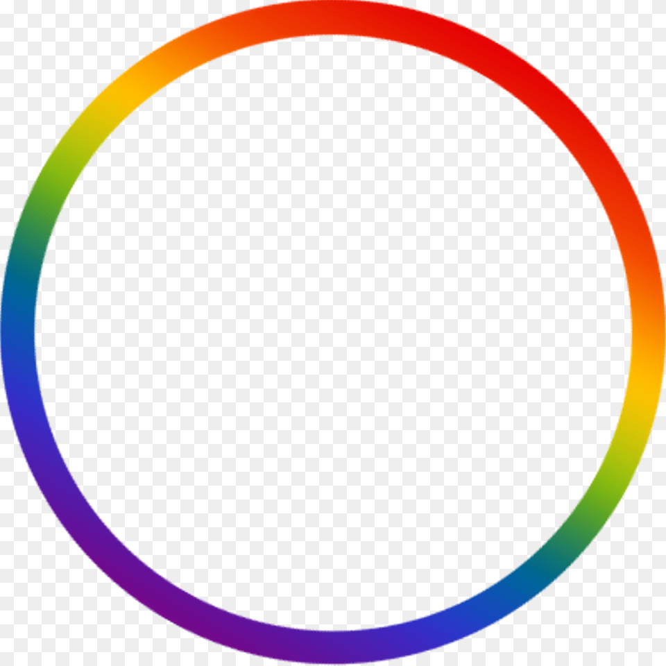 Rainbow Circle Rainbowcircle Loveislove Twibbon Lgbt, Hoop Png Image